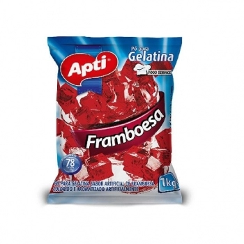 GELATINA FRAMBOESA APTI FARDO 12X PCT 1KG