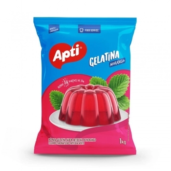 GELATINA MORANGO APTI FARDO 12X PCT 1KG