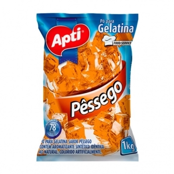 GELATINA PESSEGO APTI FARDO 12X PCT 1KG