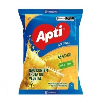 SUCO EM PO SABOR ABACAXI APTI FD12X1KG
