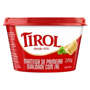 MANTEIGA COM SAL TIROL CX24X200GR