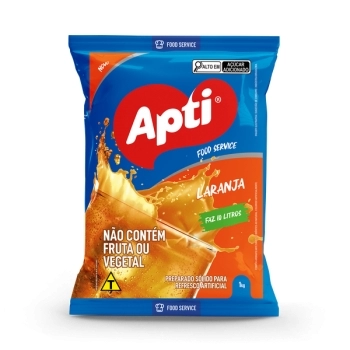 SUCO EM PO SABOR LARANJA APTI FD12X1KG