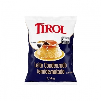 LEITE CONDENSADO BAG TIROL CX4X2,5KG