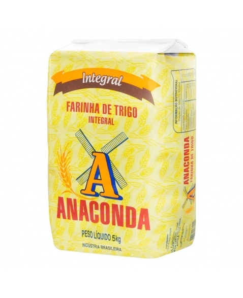 FARINHA DE TRIGO INTEGRAL ANACONDA FD5X5KG