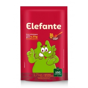 EXTRATO DE TOMATE SACHE ELEFANTE CX6X1,7KG