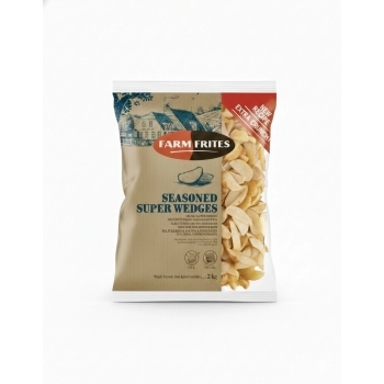 BATATA 337 WEDGES RUSTICA FARM FRITES CX5X2,5KG