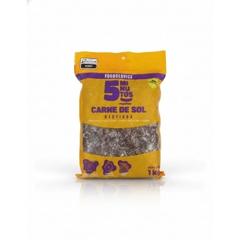 CARNE DE SOL DESFIADA CONG 5 MINUTOS CX10KG/PCT1KG
