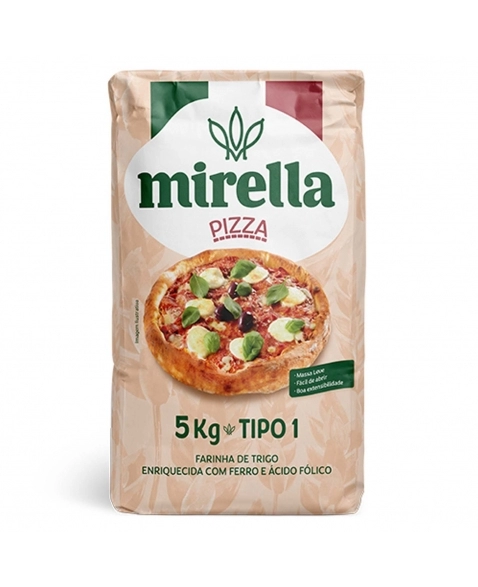 FARINHA DE TRIGO P/PIZZA MIRELLA FD5X5KG