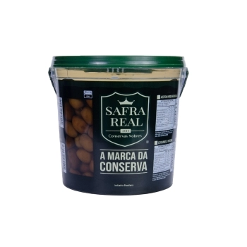 AZEITONA PRETA S/CAROÇO SAFRA REAL 3.2KG PB/1.8 KG DRENADO