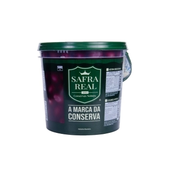 AZEITONA PRETA 130/150 SAFRA REAL BD 3.2KG PB/1,8KG DRENADO