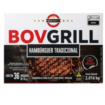 HAMBURGUER TRADICIONAL [56GR] BOVGRILL CX36X56GR