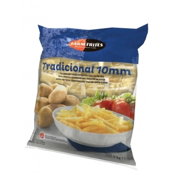 BATATA 061 TRADICIONAL 10MM FARM FRITES CX6X2KG