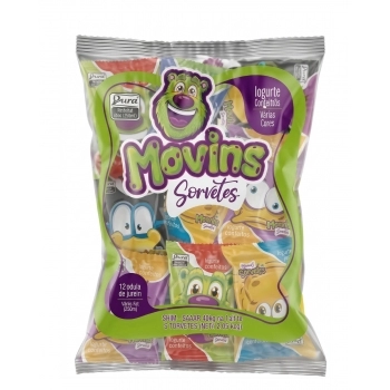 IOGURTE CONG MOVINS SABORES DIVERSOS CX20XPCT10UNIDADES