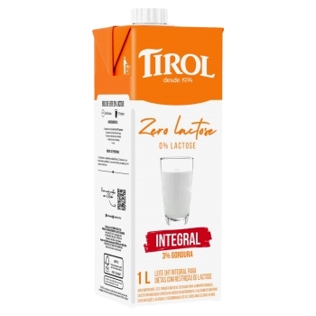LEITE INTEGRAL O% LACTOSE C/TAMPA CX12X1LITRO