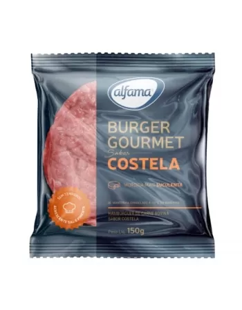 Hamburguer De Costela 150Gr Alfama CX 24Un