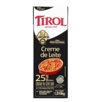 CREME DE LEITE TIROL CX12X1,010KG