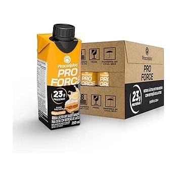 BEBIDA LACTEA PRO FORCE WHEY 23GR PIRACANJUBA BANOFFEE CX12X250ML