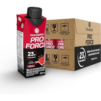 BEBIDA LAC PROFORCE WHEY 23GR PIRACANJUBA FRUTAS VERMELHAS CX12X250ML