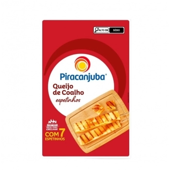 QUEIJO COALHO ESPETO PIRACANJUBA (CX 24 PC 400GR) 9,6KG