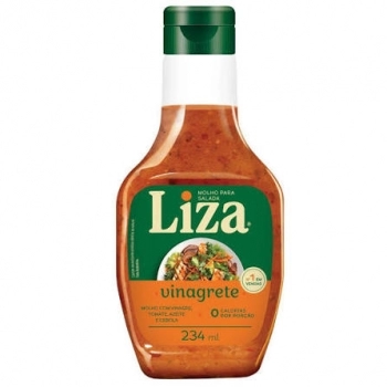 MOLHO P/SALADA VINAGRETE LIZA CX12XPET234ML