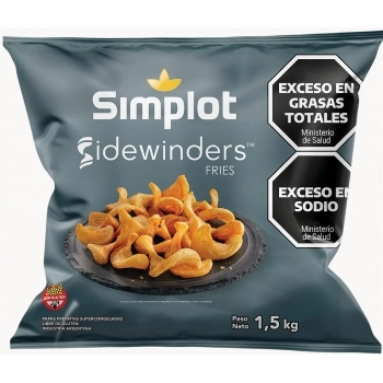 BATATA SIDEWINDERS (CORTE ESPIRAL) ARG SIMPLOT CX6X1,5KG