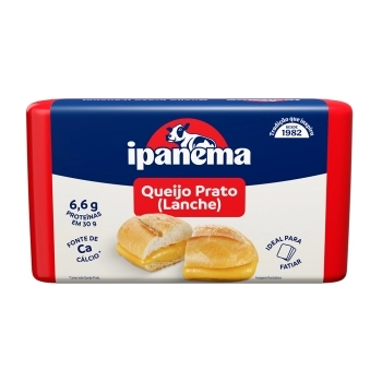QUEIJO PRATO IPANEMA CX 2/PÇ+-3,KG