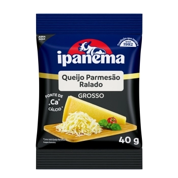 PARMESAO RALADO GROSSO IPANEMA CX25X 40GR