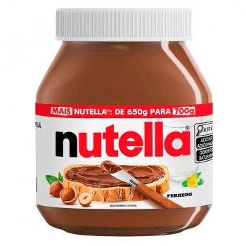 CREME DE AVELA POTE NUTELLA CX6X700GR