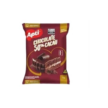 CHOCOLATE EM PO 50% PACOTE APTI CX12XPCT1KG