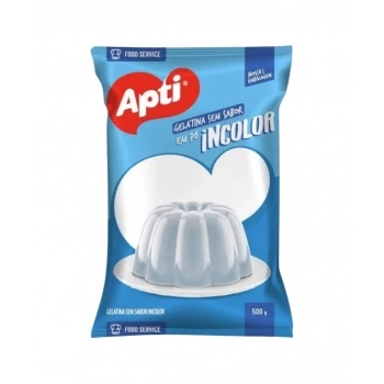 GELATINA SEM SABOR INCOLOR APTI CX12X500GR