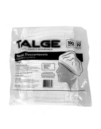 TOUCA DESCARTAVEL TALGE (TNT) C/100PCT