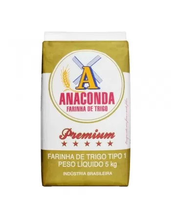 Farinha De Trigo Premium Anaconda Fd5X5Kg