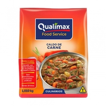 Caldo De Carne Qualimax Cx10X1,01Kg