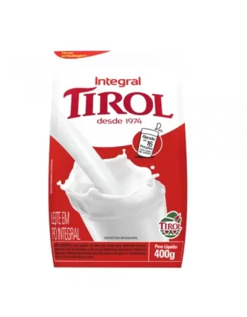 LEITE EM PO INTEGRAL TIROL CX25X400GR