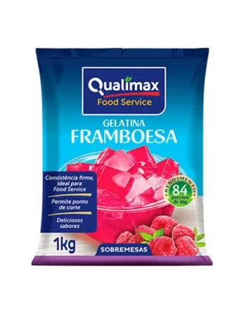 GELATINA DE FRAMBOESA QUALIMAX CX10X1KG