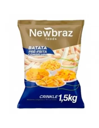 BATATA CRINKLE [ONDULADA] BEL NEWBRAZ CX8X1,5KG
