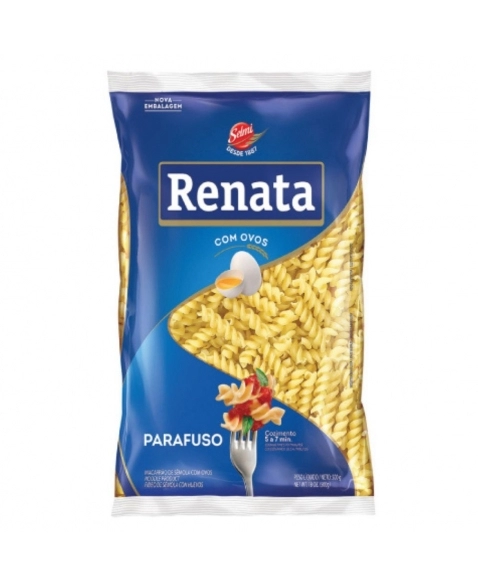 MACARRAO C/ OVOS PARAFUSO RENATA FD20X500GR