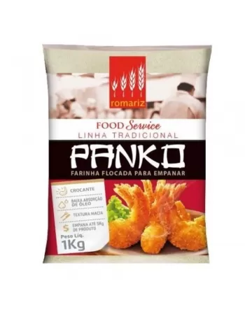FARINHA PANKO ROMARIZ FD10X PACOTES 1KG