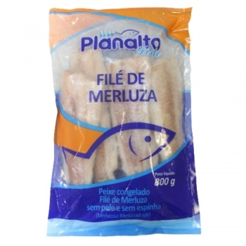 Filé De Merluza Planalto Cx12X800Gr/9,6Kg