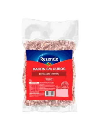 Bacon Cubetado Rezende CX 12X700Gr