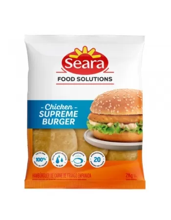 CHICKEN SUPREME BURGUER SEARA CX 3Xpc2Kg