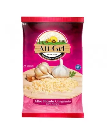 Alho Inteiro Congelado Atigel Cx 5 X 1,1 Kg