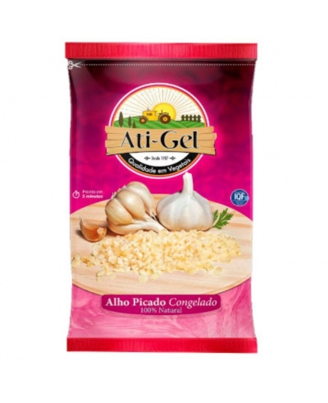 ALHO INTEIRO CONGELADO ATIGEL CX 5 X 1,1 KG