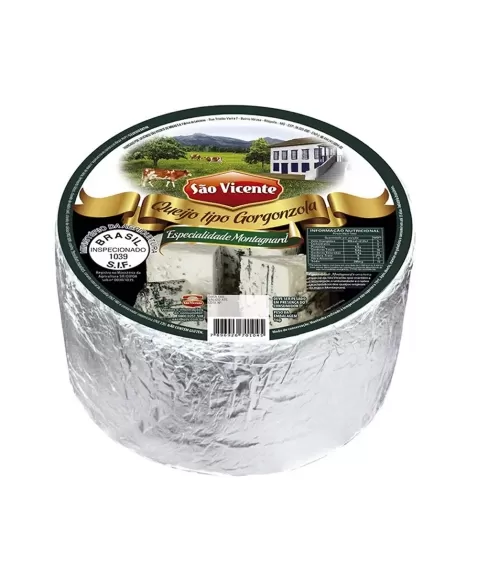 GORGONZOLA SAO VICENTE (PEÇA) + / -3KG