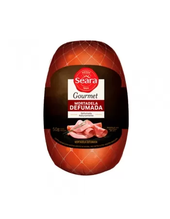 MORTADELA DEFUMADA GOURMET SEARA CX 2X PÇ +/- 5KG