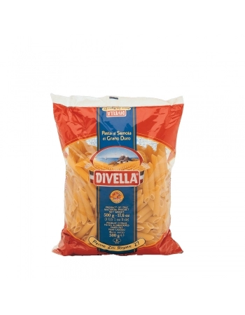 MACARRAO PENNE RIGATTI GRANO D DIVELLA CX 24X500GR