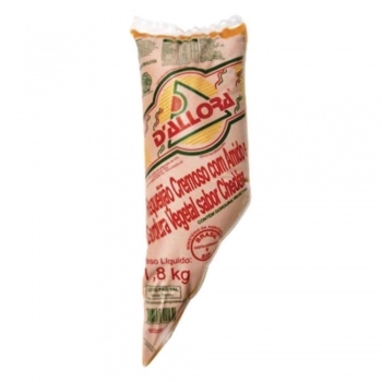 CHEDDAR BISNAGA DALLORA CX8X1,8KG