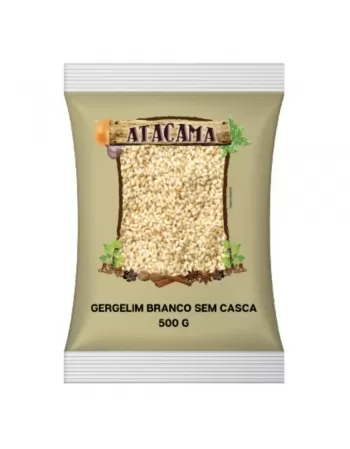 GERGELIM BRANCO DESC ATACAMA CX20X500GR