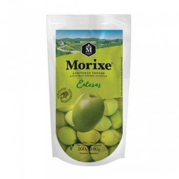 AZEITONA VERDE S/ CAROÇO DOYPACK MORIXE PACOTE CX28X300GR