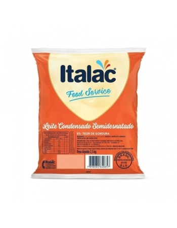 LEITE CONDENSADO BAG ITALAC CX4X2,5KG